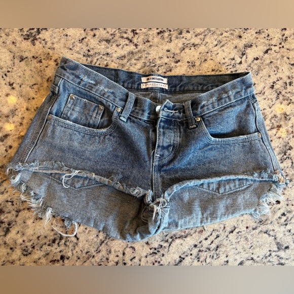 One Teaspoon Blue Denim Top